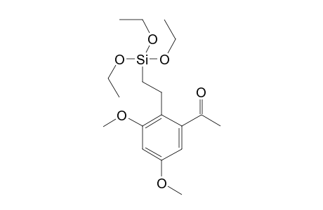 3,5-Dimethoxy-2-[2-(triethoxysilyl)ethyl]acetophenone