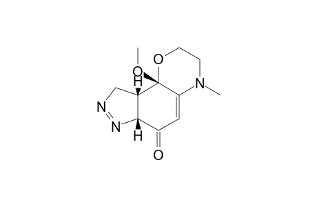 4-METHYL-9B-METHOXY-3,4,6A,9,9A,9B-HEXAHYDRO-PYRAZOLO-[3,4-H]-[1,4]-BENZOXAZIN-6(2H)-ONE