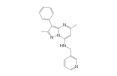2,5-dimethyl-3-phenyl-N-(3-pyridinylmethyl)pyrazolo[1,5-a]pyrimidin-7-amine
