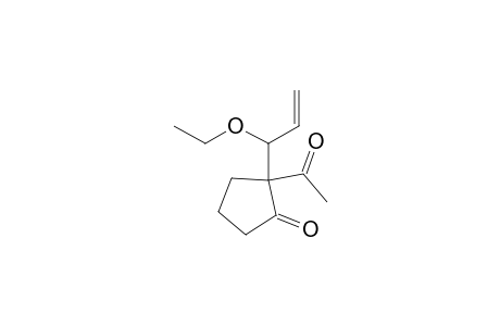 2-Acetyl-2-(1-ethoxyallyl)cyclopentanone
