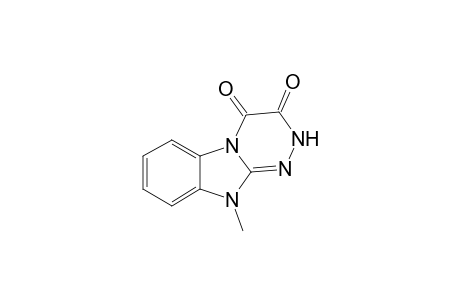 [1,2,4]Triazino[4,3-a][1,3]benzimidazole-3,4-dione, 2,10-dihydro-10-methyl-