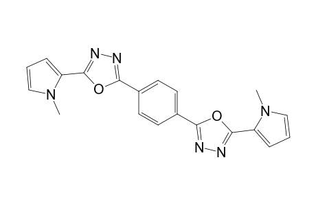 2-(1-Methyl-2-pyrrolyl)-5-[4-[5-(1-methyl-2-pyrrolyl)-1,3,4-oxadiazol-2-yl]phenyl]-1,3,4-oxadiazole