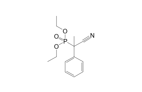 Diethyl alpha-methyl-alpha-cyano-benzylphosphonate