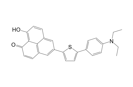 5-(5-(4-(Diethylamino)phenyl)thiophen-2-yl)-9-hydroxy-1H-phenalen-1-one