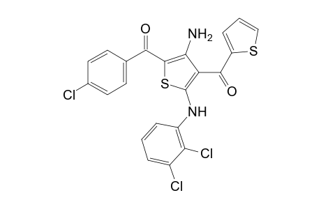 5-(p-chlorobenzoyl)-N2-(2,3-dichlorophenyl)-3-(2-thenoyl)-2,4-thiophenediamine
