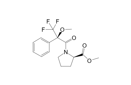 methyl (2R)-1-[(2R)-3,3,3-trifluoro-2-methoxy-2-phenyl-propanoyl]pyrrolidine-2-carboxylate