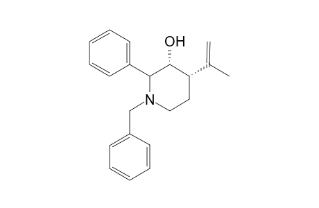 (2S,3R,4S)-N-Benzyl-3-hydroxy-4-isopripenyl-2-phenylpiperidine
