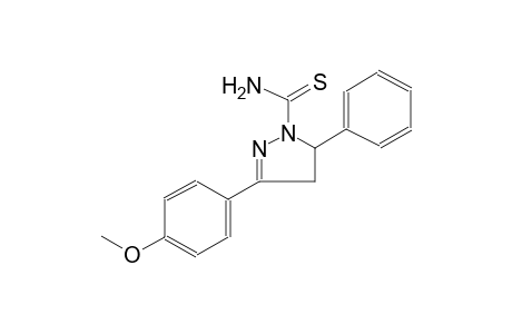 3-(4-Methoxyphenyl)-5-phenyl-2-pyrazoline-1-carbothioamide