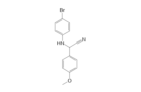 2-((4-bromophenyl)amino)-2-(4-methoxyphenyl)acetonitrile