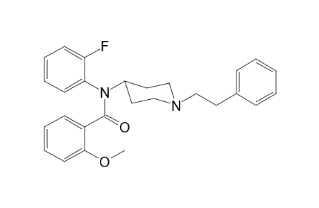 N-(2-Fluorophenyl)-N-(1-(2-phenylethyl)piperidin-4-yl)-2-methoxybenzamide
