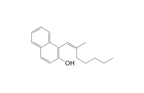 1-[(1Z)-2-Methylhept-1-en-1-yl]-2-naphthol
