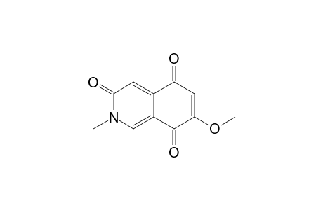 7-Methoxy-2-methyl-isoquinoline-3,5,8-trione