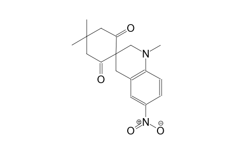 1',4,4-trimethyl-6'-nitro-2',4'-dihydro-1'H-spiro[cyclohexane-1,3'-quinoline]-2,6-dione