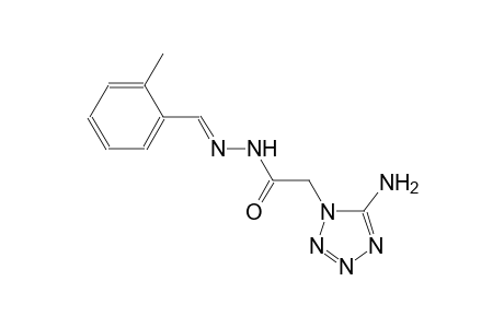 2-(5-amino-1H-tetraazol-1-yl)-N'-[(E)-(2-methylphenyl)methylidene]acetohydrazide