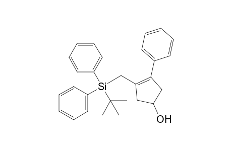 3-tert-Butyl(diphenyl)silylmethyl-4-phenylcyclopent-3-en-1-ol