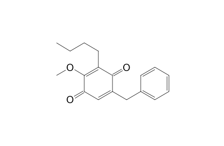 3-Butyl-2-methoxy-5-(phenylmethyl)cyclohexa-2,5-diene-1,4-dione
