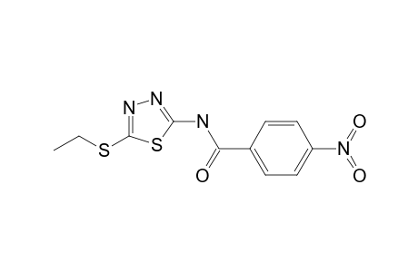N-[5-(ethylthio)-1,3,4-thiadiazol-2-yl]-4-nitro-benzamide