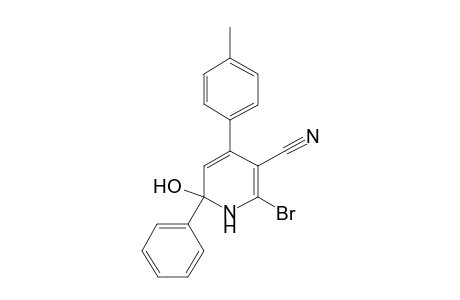 2-Bromo-6-hydroxy-4-(4-methylphenyl)-6-phenyl-1,6-dihydro-3-pyridinecarbonitrile