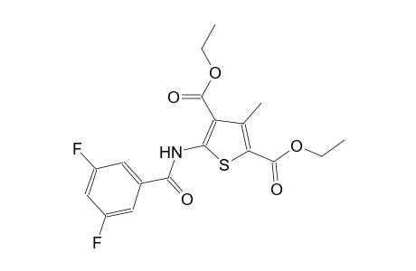 diethyl 5-[(3,5-difluorobenzoyl)amino]-3-methyl-2,4-thiophenedicarboxylate