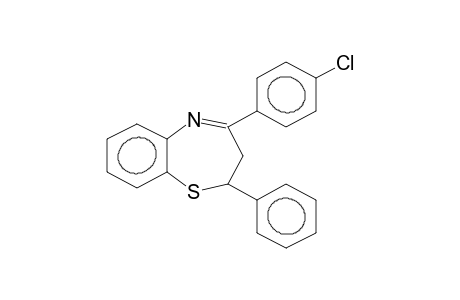 4-(4-Chlorophenyl)-2-phenyl-2,3-dihydro-1,5-benzothiazepine