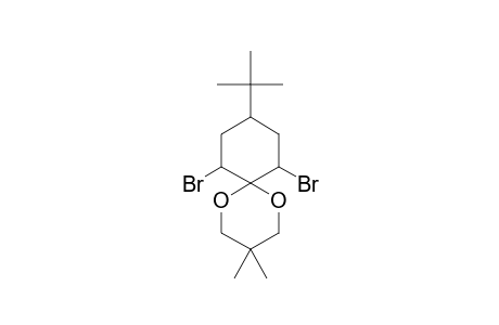 7,11-DIBROMO-9-TERT.-BUTYL-3,3-DIMETHYL-1,5-DIOXASPIRO-[5,5]-UNDECANE