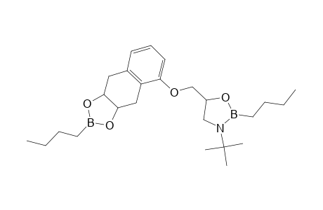2-Butyl-3-tert-butyl-5-[(2-butyl-3a,4,9,9a-tetrahydrobenzo[f][1,3,2]benzodioxaborol-5-yl)oxymethyl]-1,3,2-oxazaborolidine