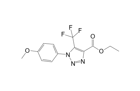 5-Tifluoromethyl-1-(4-methoxyphenyl)-1H-1,2,3-triazole-4-carboxylic acid ethyl ester