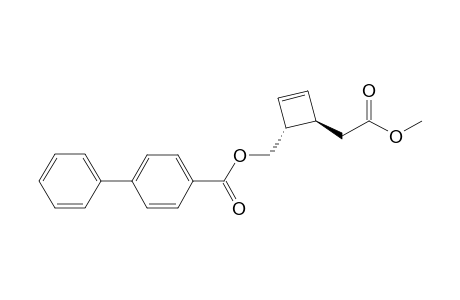 ((1R,2R)-4-(4-Phenylphenyl)methanoyloxymethyl-2-cyclobutenyl)methylethanoate