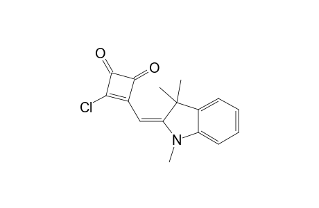 4-(1,3,3-Trimethylindolin-2-ylidenemethyl)-3-chlorocyclobut-3-ene-1,2-dione