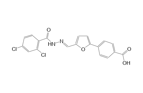 4-(5-{(E)-[(2,4-dichlorobenzoyl)hydrazono]methyl}-2-furyl)benzoic acid