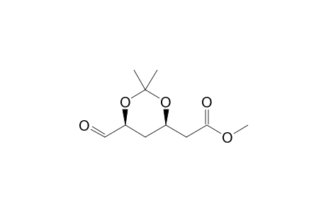 2-[(4R,6S)-6-formyl-2,2-dimethyl-1,3-dioxan-4-yl]acetic acid methyl ester