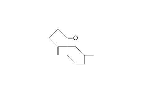 cis-7-Methyl-4-methylidene-R-1-spiro(4.5)decan-1-one