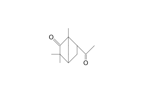endo-6-Acetyl-1,3,3-trimethyl-bicyclo(2.2.2)octan-2-one