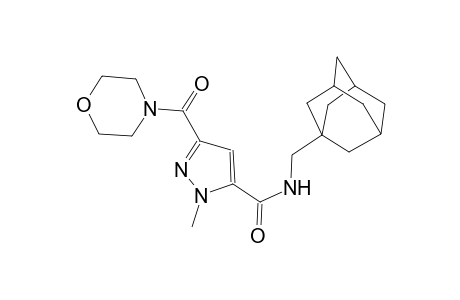 N-(1-adamantylmethyl)-1-methyl-3-(4-morpholinylcarbonyl)-1H-pyrazole-5-carboxamide