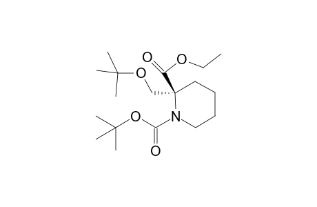 Ethyl N-(tert-butoxycarbonyl)-2-(tert-butoxymethyl)piperidine-2-carboxylate