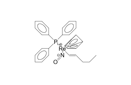 /.eta.-5/-Cyclopentadienyl-nitroso-triphenylphosphino-trans-1-pentenyl rhenium