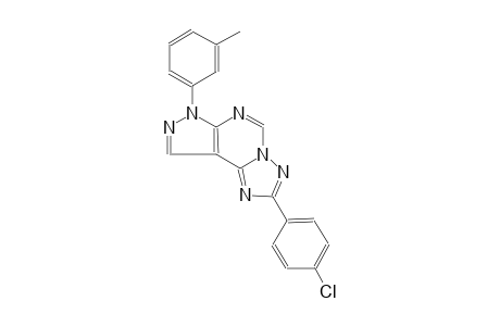 2-(4-chlorophenyl)-7-(3-methylphenyl)-7H-pyrazolo[4,3-e][1,2,4]triazolo[1,5-c]pyrimidine