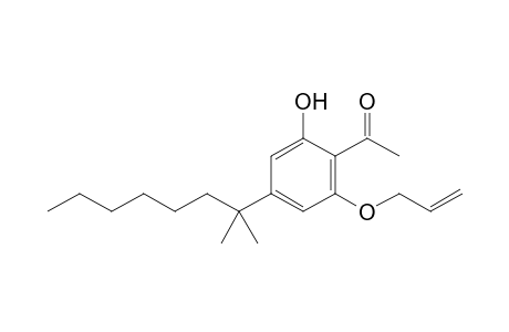 1-[2-hydroxy-4-(2-methyloctan-2-yl)-6-prop-2-enoxyphenyl]ethanone