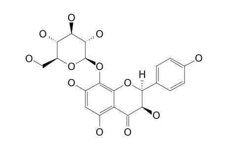 CALLUNIN;(2R,3R)-5,7,8,4'-TETRAHYDROXYDIHYDROFLAVONOL-8-O-BETA-D-GLUCOPYRANOSIDE