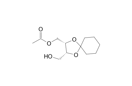 (2S,3R)-2,3-O-Cyclohexylideneerythritol monoacetate
