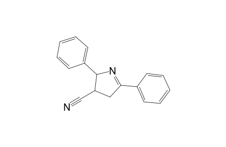 2,5-Diphenyl-1-pyrroline-3-carbonitrile