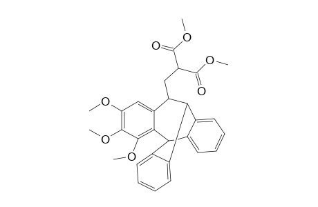 2-[2,2-Bis(methoxycarbonyl)ethyl]-5,6,7-trimethoxypentacyclo[7.6.6.0(3,8).0(10,15).0(16,21)]henicosa-3,5,7,10,12,14,16,18,20-nonaene