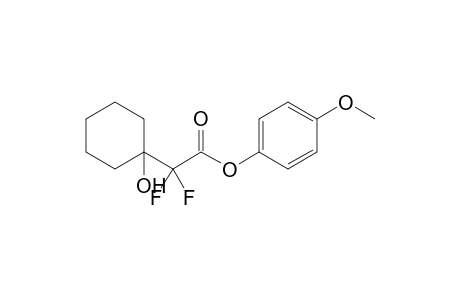 4-Methoxyphenyl 2,2-Difluoro-2-(1-hydroxycyclohexyl)ethanoate