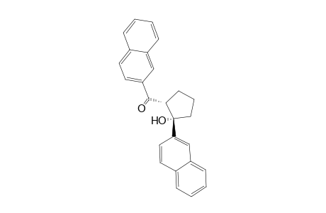naphthalen-2-yl-[(1R,2S)-2-naphthalen-2-yl-2-oxidanyl-cyclopentyl]methanone