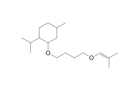 4-(menthyloxy)butyl 2-methylpropenyl ether