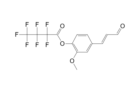 Coniferyl aldehyde, heptafluorobutyrate