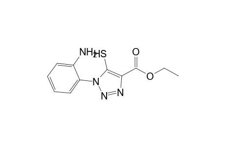 Ethyl 1-(2-aminophenyl)-5-sulfanyl-1,2,3-triazole-4-carboxylate