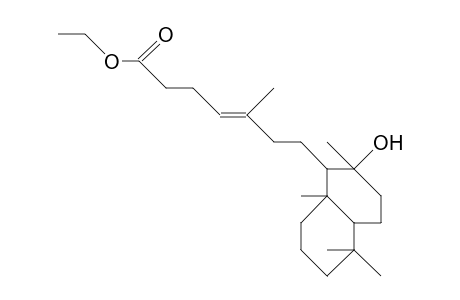 (E)-15-(2-Carbethoxymethyl)-labd-13-en-8.alpha.-ol