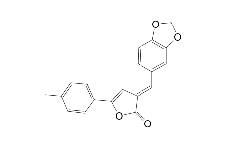 3-[3',4'-(Methylenedioxy)benzylidene][-5-(p-methylphenyl)-2(3H)-furanone