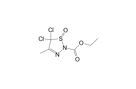 5,5-Dichloro-1-keto-4-methyl-thiadiazole-2-carboxylic acid ethyl ester
